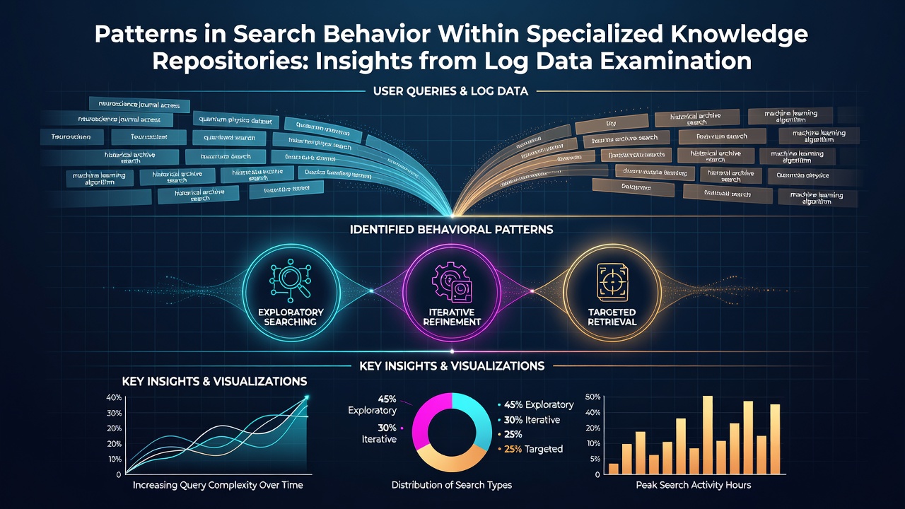 Patterns in Search Behavior Within Specialized Knowledge Repositories: Insights from Log Data Examination