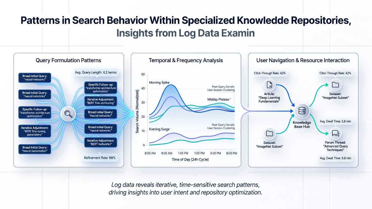 Heatmap illustrating hourly and daily search volume trends derived from aggregated repository logs over multiple years